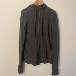 Lululemon dark green hooded define jacket-like new